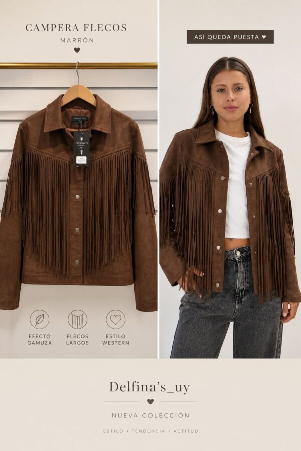 Campera Flecos